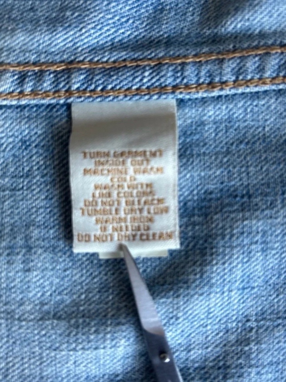 Ralph Lauren Blue Denim Cotton Classic Jacket size S - Picture 12 of 13